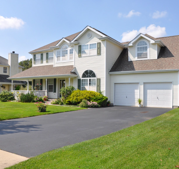 house with driveway